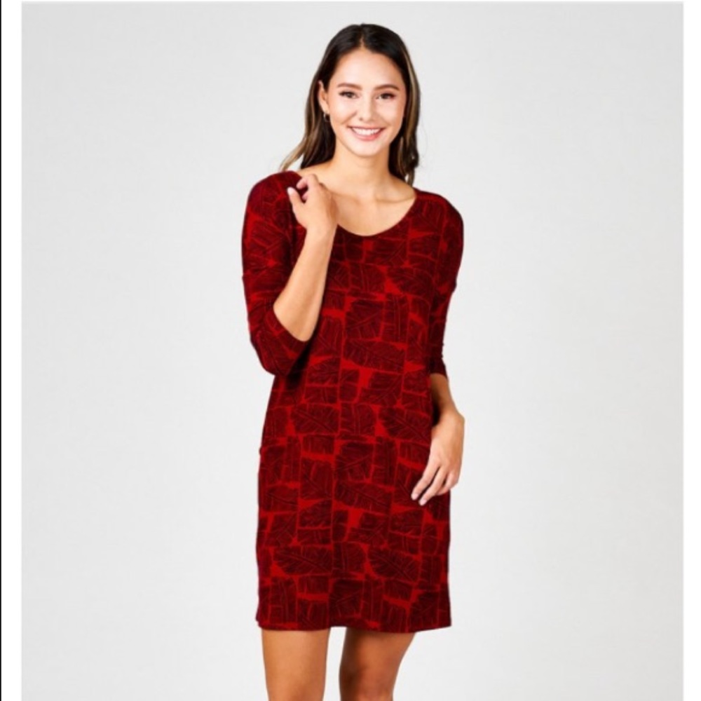 A Line Hawai’i Banana Leaf Dress